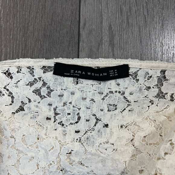 *SOLD* ZARA Lace Crop Top🤍 - Picture 4 of 7